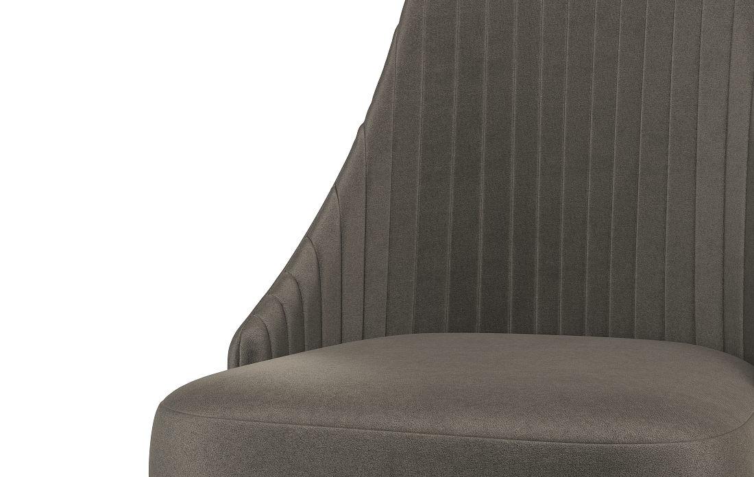 Стул Лион велюр конфетти стоун/Цвет металл белый